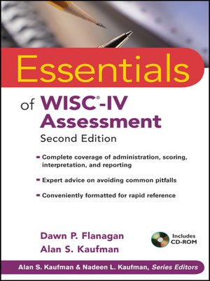 cover image of Essentials of WISC-IV Assessment
